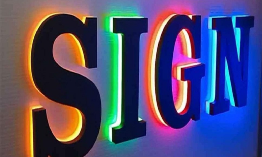 Backlit Sign Board